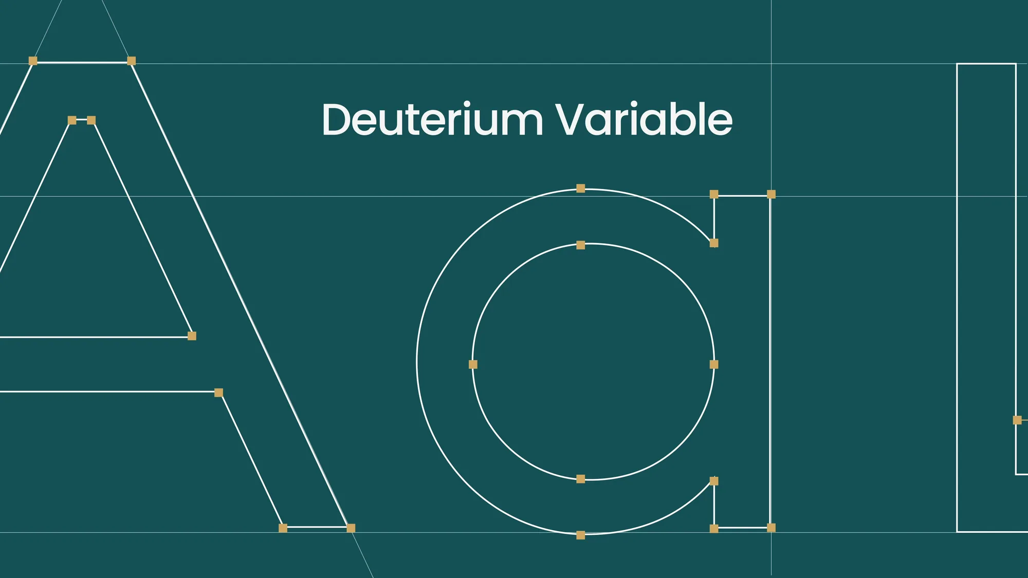 Lionstone Healthcare — Deuterium Variable type specimen with construction lines
